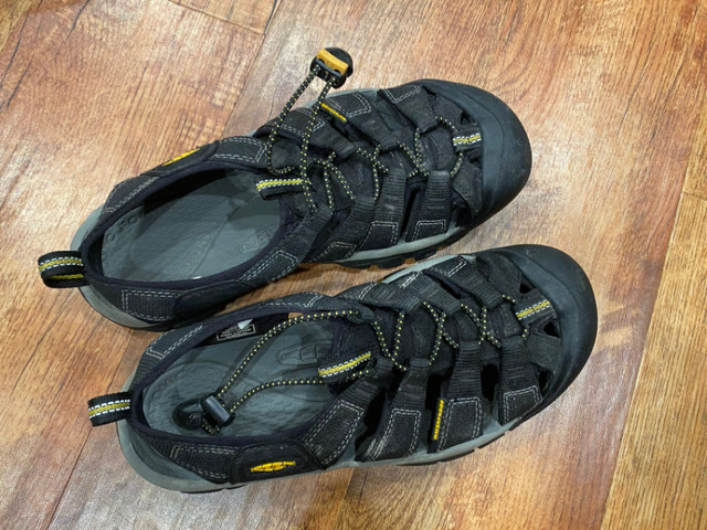 Keen Black Sandals, size 8 men in Men's Shoes in Kitchener / Waterloo