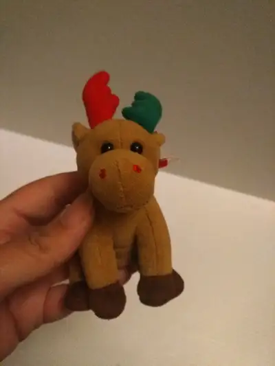 TY Beanie Baby: 'Herald' the Moose 4" Ornament toy 2011, View more