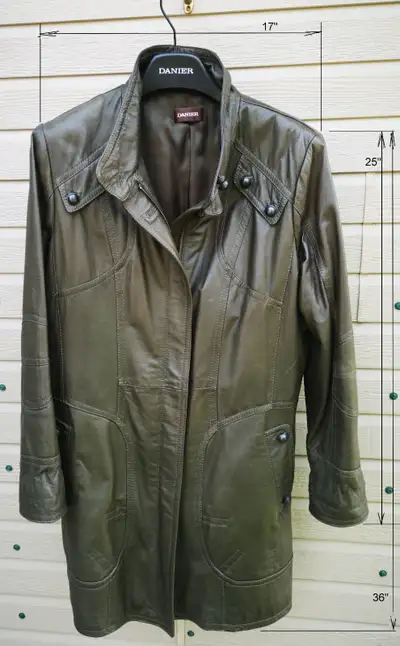 Leather Coat ladies., View more