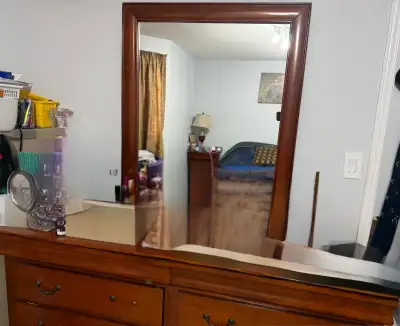  Vanity and night tables and two lamps , View more