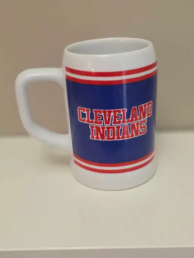 Large Vintage Cleveland Indians Mug, View more