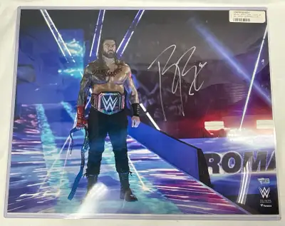 Roman Reigns “Clash At The Castle” Authenticated 16X20 Print, View more