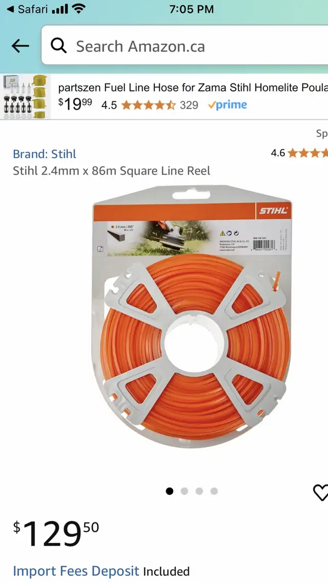 Stihl Trimmer Line in Lawnmowers & Leaf Blowers in City of Toronto - Image 9