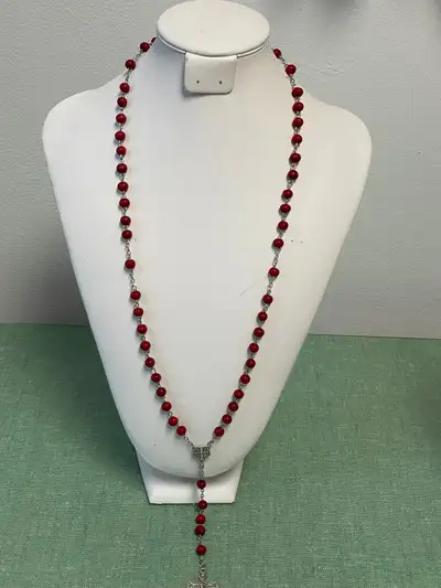 Gorgeous Rosary with Perfume Necklace 34cm and pendant 15cm