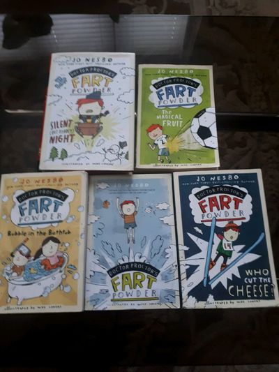 Lot of 5 doctor proctors fart powder by jo nesbo , View more