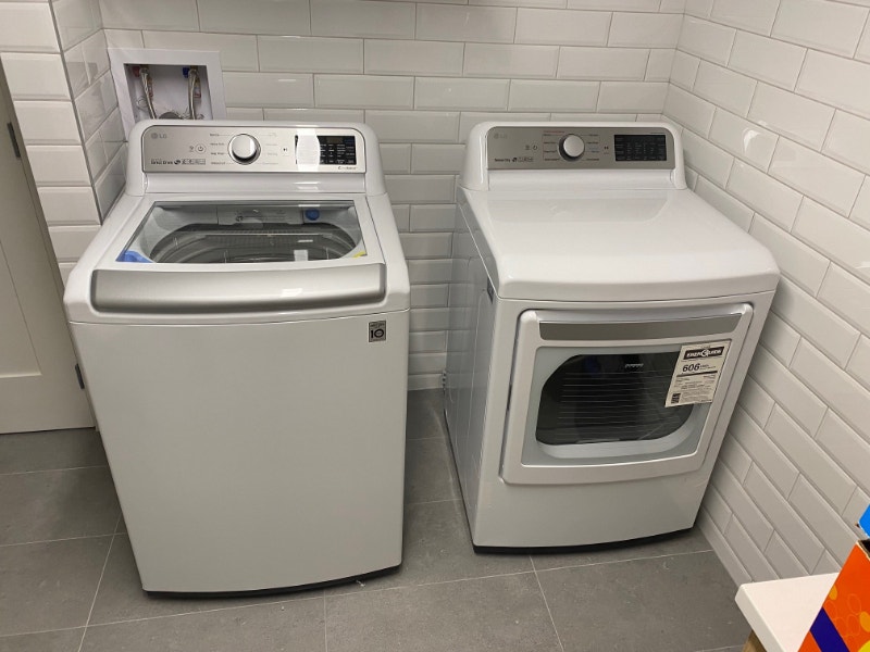LG White Laundry Suite, Washer Only, Almost New, LG WT7300CW Washers