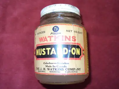 Classic Watkins External Ointment Jar still half full with Vintage Ointment A little bit of history...