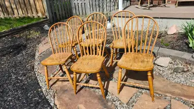Antique kitchen chairs, View more