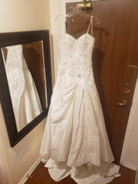 bridal dress white