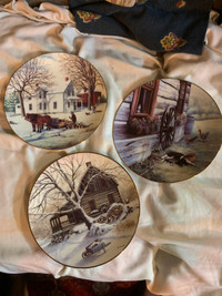 Three Kevin Dodds Collectable Plates