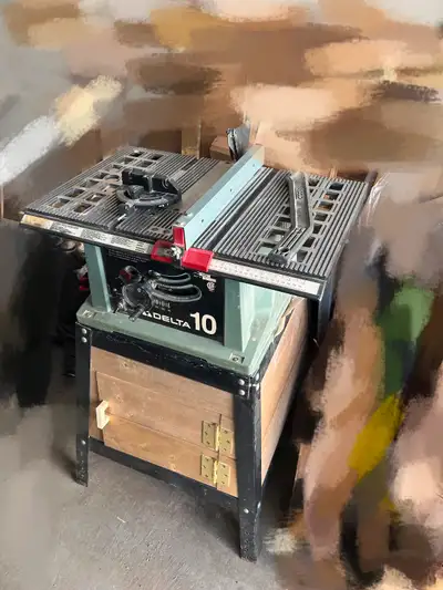 Delta 10 Table Saw with Stand, View more