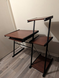 Desk with Shelf. Solid IKEA Computer Desk. Great Design. Good co
