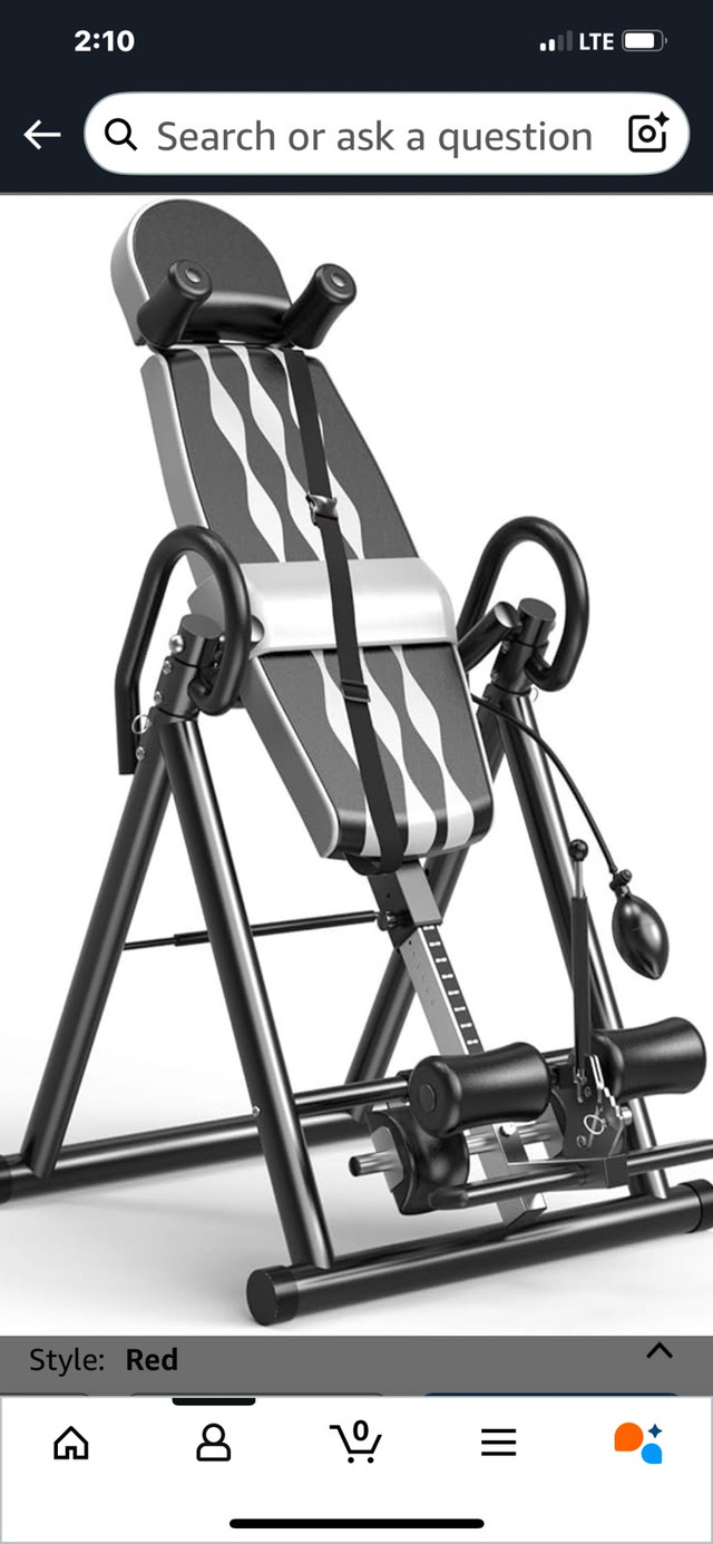 Inversion Table in Exercise Equipment in Ottawa