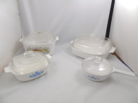 Vintage Corning Ware Casserole Lot Excellent