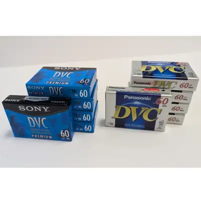 NEW Panasonic \ Sony DVC MiniDV Cassette Tape Retro Video Record, View more