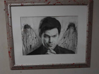 Dexter  framed drawing