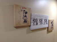 3 Cadres de Mickey et minnie vintage