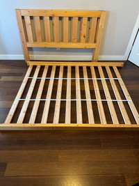 Solid Pine Double Bed Frame