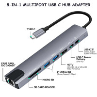 Station d'acceuil / Adapter / Adaptateur USB-C + USB + Lightning