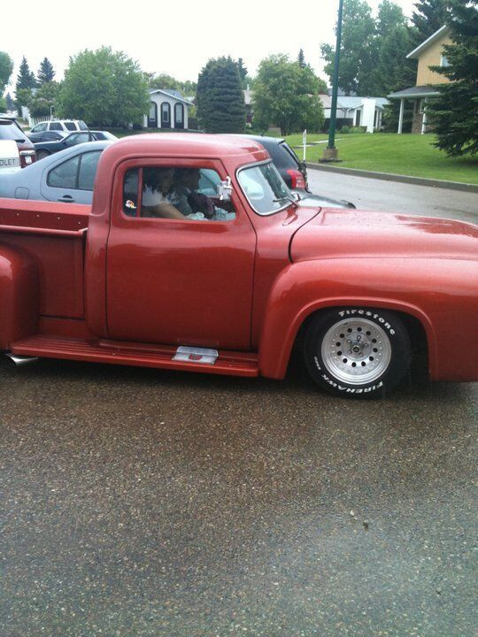 1953  MERCURY CHOPPED M100 429 AUTO, LOADED CLASSIC TRUCK in Classic Cars in Red Deer - Image 2