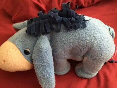 Animated plush Eeyore walks and talks, View more