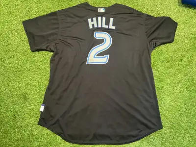 AUTHENTIC MAJESTIC AARON HILL TORONTO BLUE JAYS BASEBALL JERSEY, View more