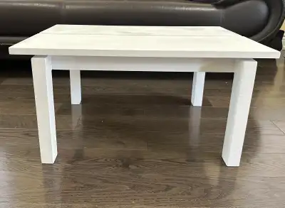 Refurbished White Coffee Table, View more