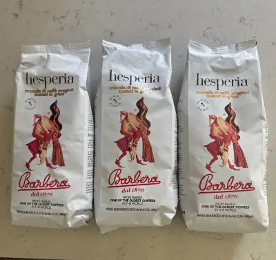 Barbera Hesperia Whole Bean Coffee 1kg, View more
