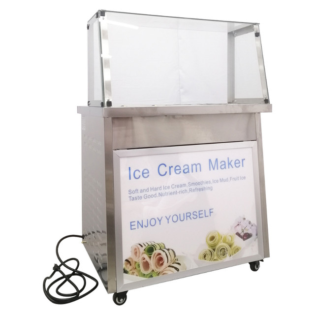 Fried Ice Cream Roll Maker Machine Fruit Ice Milk Yogurt  220358 in Other Business & Industrial in City of Toronto - Image 4