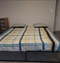 King size Mattress and frame available for sale