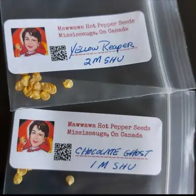 Pick up in mississauga. Chili pepper seeds $3 & up according to heat level. Many varieties ready for...