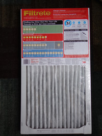 NEW in sealed pkg Filtrete 14 X 25 X 1 Allergens Furnace Filter