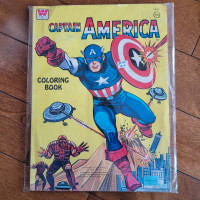 Whitman/Marvel Captain America Coloring Book (1966)