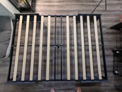 Twin/Double bed frame w built in storage drawers, View more