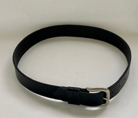 New Women's Northern Reflections Black Leather Belt