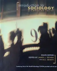 Introduction to sociology: A Canadian focus
