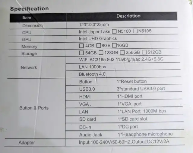 AEROFARA Mini PC Intel Gen N5105 W10 W11  8gb Ram 256GB SSD wBOX in Desktop Computers in City of Toronto - Image 11