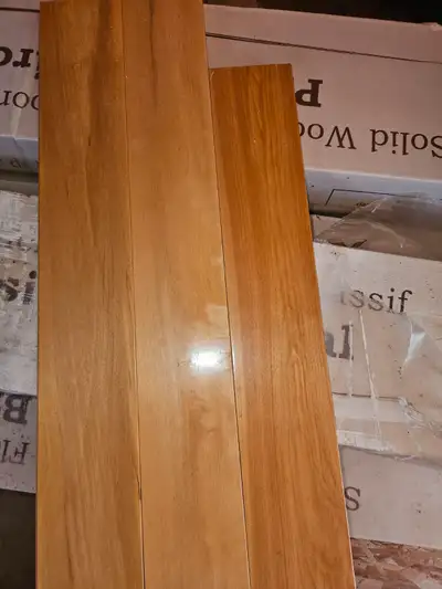Pre Finished Birch Hardwood Flooring, 200 SqFt , 3 1/2 x 3/4 - $250 Please call Luke, number posted...