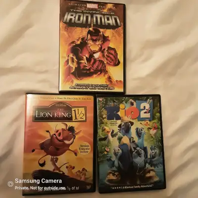Get all 4 discs for $5. A fun animated selection. Used, working. Details below. See pics. Visit our...