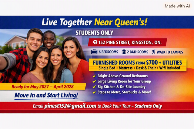 Queens University Student Room for rent in Room Rentals & Roommates in Kingston - Image 2