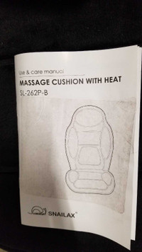 Snailax Heated Massage Cushion 