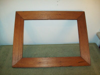 Antique thick pine picture frame