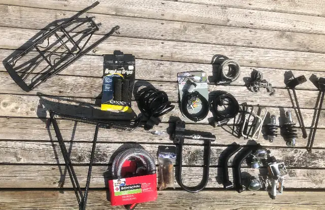 BICYCLE PARTS, LOCKS, TIRES AND WHEELS in Frames & Parts in Moncton - Image 4