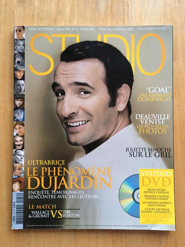 Studio Magazine  Oct. 2005 Jean Dujardin  Sam Sheppard dans Magazines  à Ville de Montréal