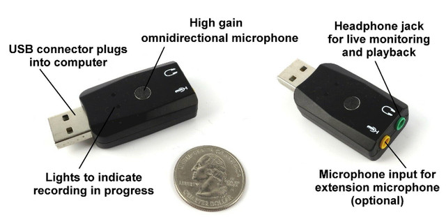 NEW Ultra Portable High Sensitivity Professional USB Microphone dans Haut-parleurs, écouteurs et micros  à Ville de Montréal