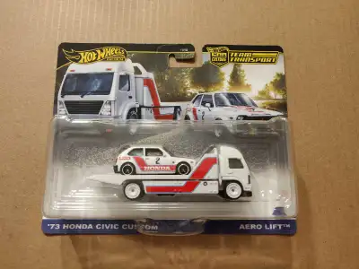 New Hot Wheels Team Transport 73 Honda Civic 1:64 diecast car HW, View more