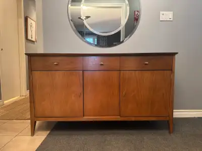 MCM Walnut Sideboard Credenza, View more