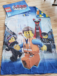 Lego twin duvet cover set, flat sheets