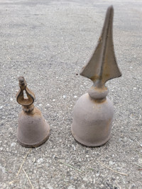 vintage cast iron bells