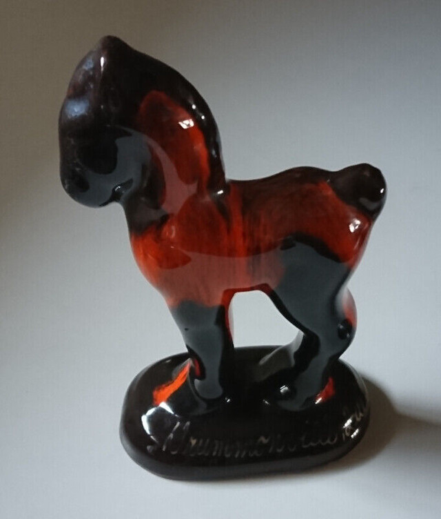 Vintage Rare Canadian Canuck Pottery Mini Horse Figurine in Arts & Collectibles in Oshawa / Durham Region